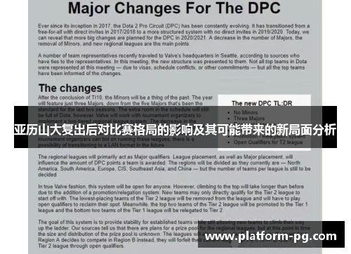 亚历山大复出后对比赛格局的影响及其可能带来的新局面分析
